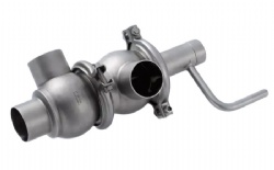 sanitary manual divert valve